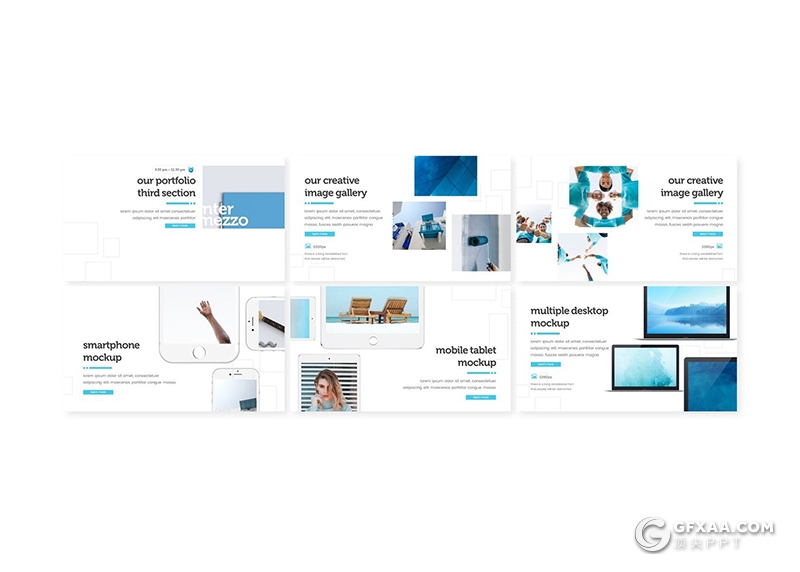 30页扁平化商务风格企业项目规划工作汇报PPT模板5种主题配色 - 顶尖PPT