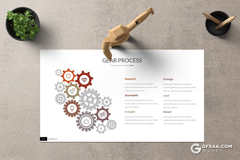 30页商务信息图形设计工作计划年终汇报PPT模板 - 顶尖PPT