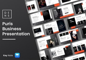 商务企业品牌展示推广Keynote模板 - 顶尖PPT