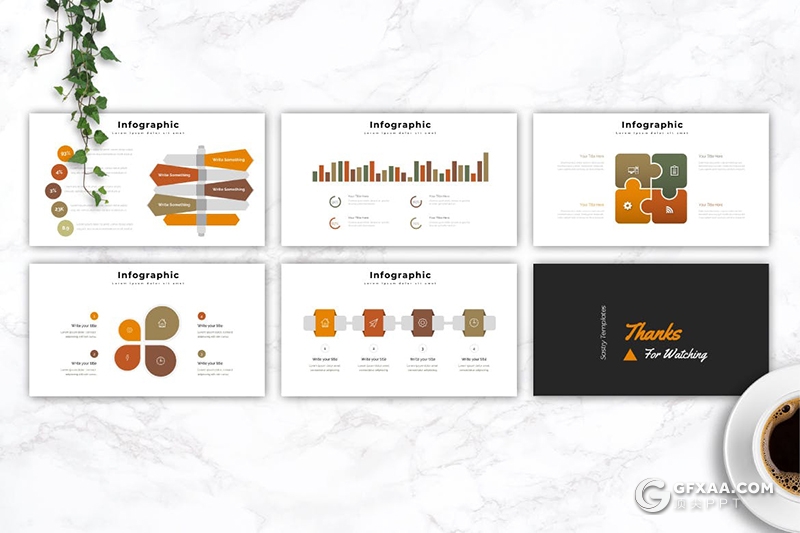 30页国外商务风格团队人员介绍PPT模板5种主题配色 - 顶尖PPT