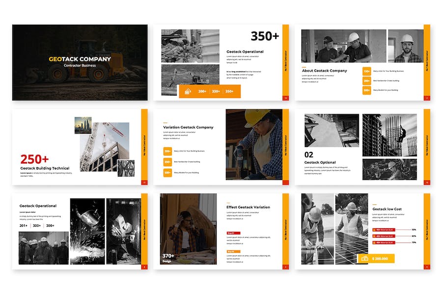 工程施工项目方案建筑融资计划书PPT模板 - 顶尖PPT