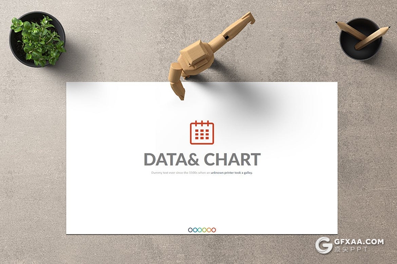30页彩色商务信息图形设计工作汇报企业介绍PPT模板 - 顶尖PPT