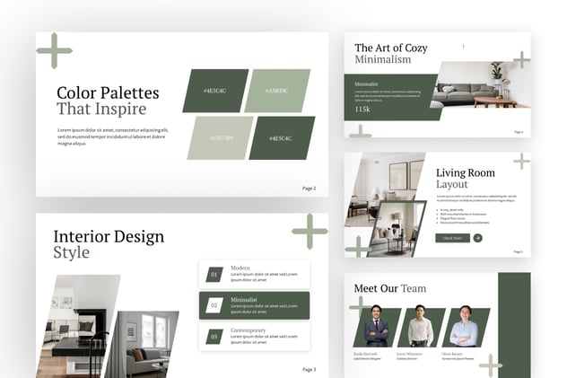 家居装饰设计装修方案PPT模板 - 顶尖PPT