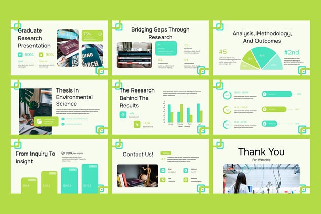学术论文研究成果展示PPT模板 - 顶尖PPT