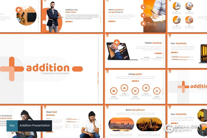 30页极简创意风格商务工作汇报企业介绍keynote模板5种主题配色 - 顶尖PPT