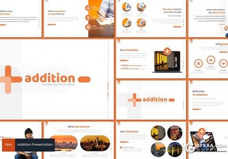 30页极简创意风格商务工作汇报企业介绍PPT模板5种主题配色 - 顶尖PPT