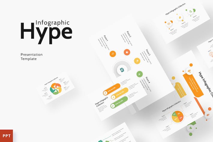 商务数据分析信息图形图表PPT模板 - 顶尖PPT