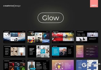 48页企业商务风格项目介绍作品展示团队展示PPT模板 - 顶尖PPT