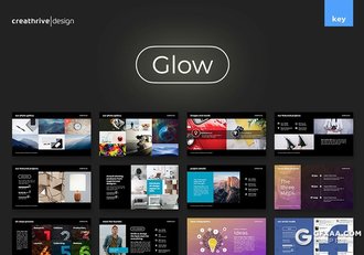 48页企业商务风格项目介绍作品展示团队展示keynote模板 - 顶尖PPT