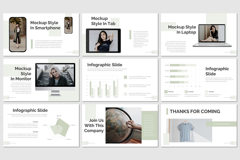 30页简约时尚服装秀展示模特摄影展示PPT模板 - 顶尖PPT