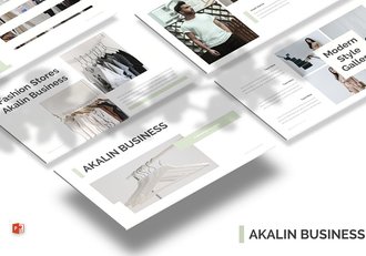 30页简约时尚服装秀展示模特摄影展示PPT模板 - 顶尖PPT