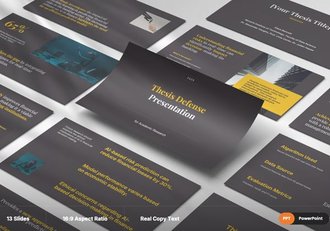 学术研究论文答辩PPT模板 - 顶尖PPT