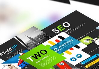 60页企业宣传介绍服务项目展示欧美商务PPT模板 - 顶尖PPT