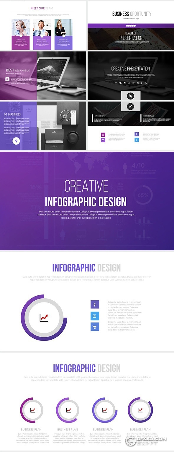 41页商务风格企业宣传介绍工作汇报总结多用途PPT模板 - 顶尖PPT