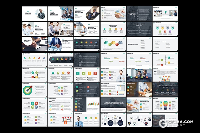 474页国外商务公司团队介绍商务信息图形卡通插画图形数据逻辑图形高端keynote模板 - 顶尖PPT