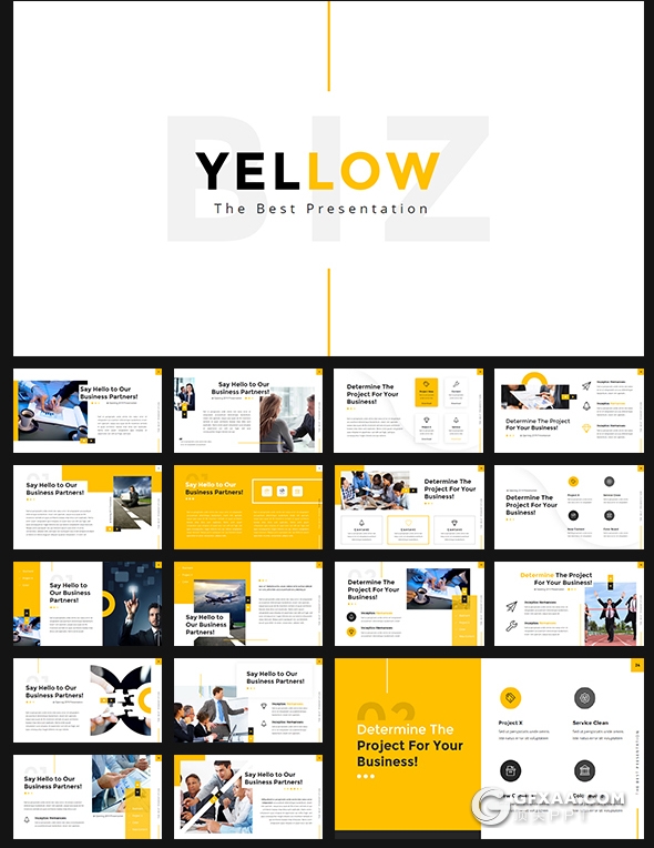 299页3套国外PPT合集商务企业宣传介绍工作计划总结创意图形PPT模板 - 顶尖PPT