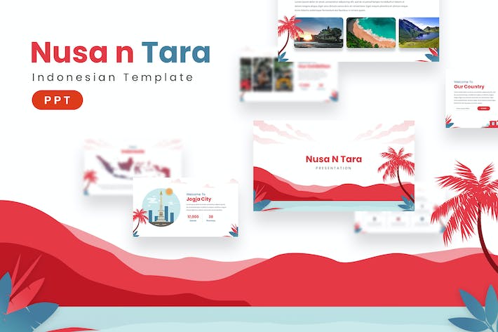 欧美红色系品牌推广演示PPT模板 - 顶尖PPT