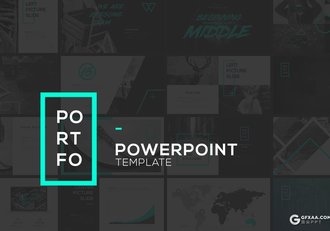 80页创意摄影图片展示杂志风格PPT模板 - 顶尖PPT