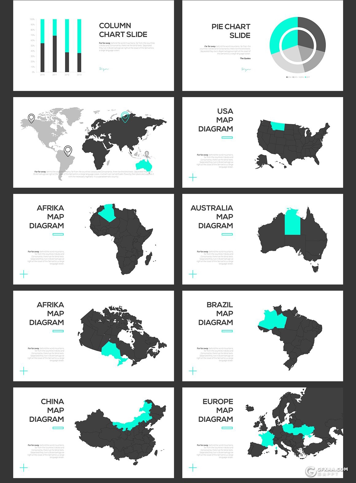 80页创意摄影图片展示杂志风格PPT模板 - 顶尖PPT