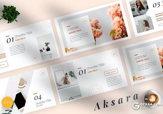 30页国外小清新文艺唯美风格Google slides模板 - 顶尖PPT