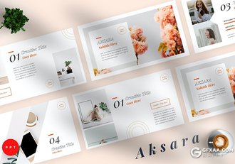 30页国外小清新文艺唯美风格PPT模板 - 顶尖PPT