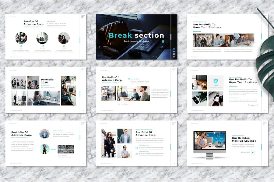 高级业务合作展示通用keynote模板 - 顶尖PPT