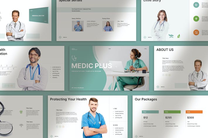 医疗咨询服务介绍宣传PPT模板 - 顶尖PPT