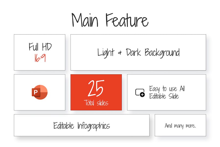 手绘涂鸦人物插画商务概念插图PPT模板 - 顶尖PPT