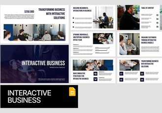 企业商务互动业务PPT模板 - 顶尖PPT