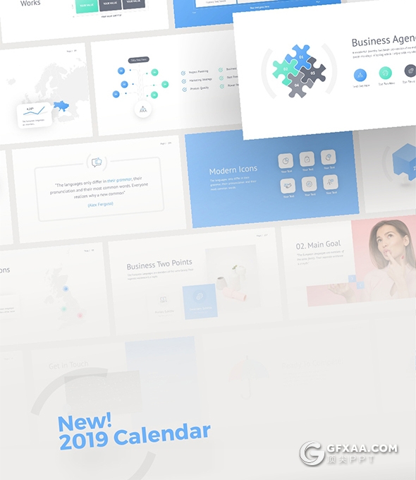 157页国外精致设计效果年终工作汇报项目分析介绍商务动画ppt模板11种主题配色104种XML配色文件 - 顶尖PPT