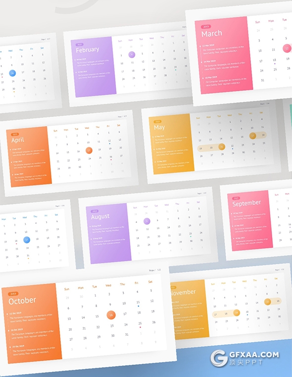 157页国外精致设计效果年终工作汇报项目分析介绍商务动画ppt模板11种主题配色104种XML配色文件 - 顶尖PPT