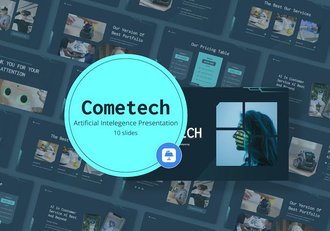 未来科技人工智能Keynote主题模板 - 顶尖PPT