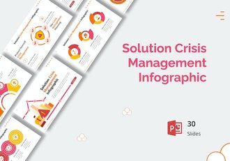 危机管理信息图形PPT模板 - 顶尖PPT