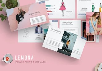 柠檬清新风格产品展示推广PPT模板 - 顶尖PPT