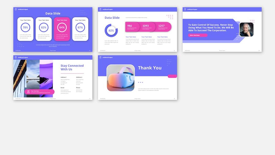 人工智能未来科技chatGPT机器人智能对话PPT模板 - 顶尖PPT