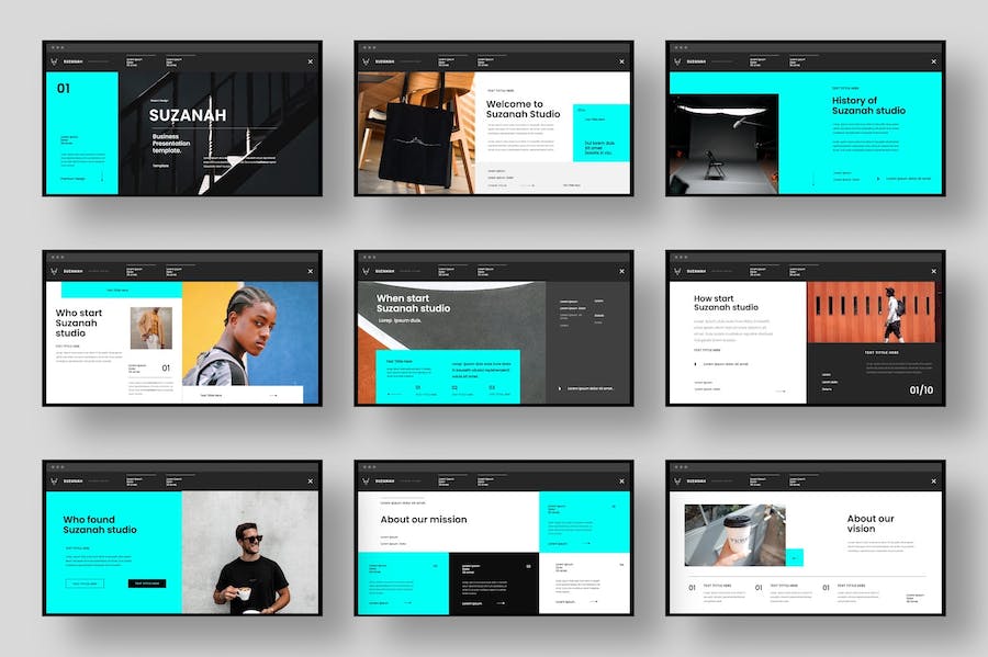 企业团队介绍商业商务通用keynote模板 - 顶尖PPT