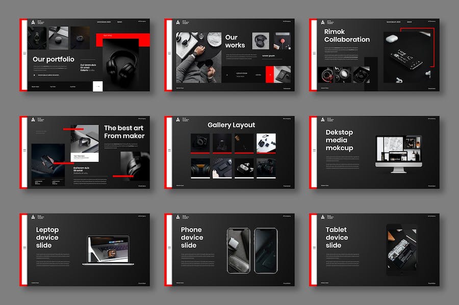 创意商务企业产品展示宣传PPT模板 - 顶尖PPT