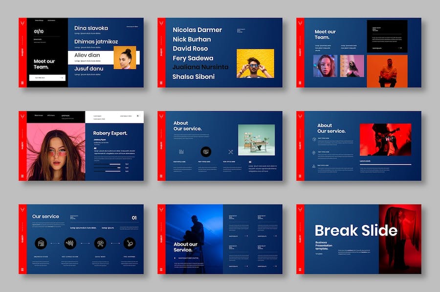 时尚商务企业品牌推广PPT模板 - 顶尖PPT