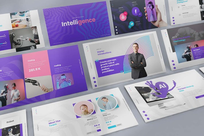 OpenClaw人工智能技术方案展示PPT模板 - 顶尖PPT