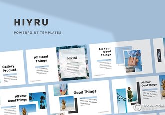 66页国外极简小清新文艺唯美风格PPT模板 - 顶尖PPT