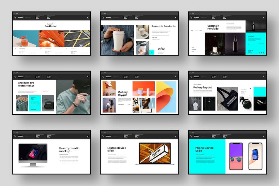企业团队介绍商业商务通用keynote模板 - 顶尖PPT
