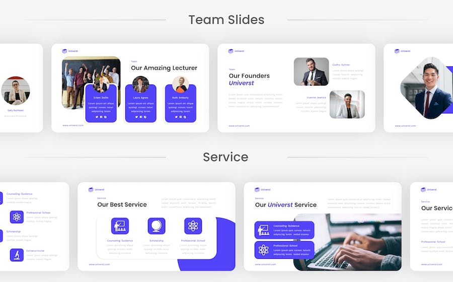 大学教育课程体系Keynote模板 - 顶尖PPT