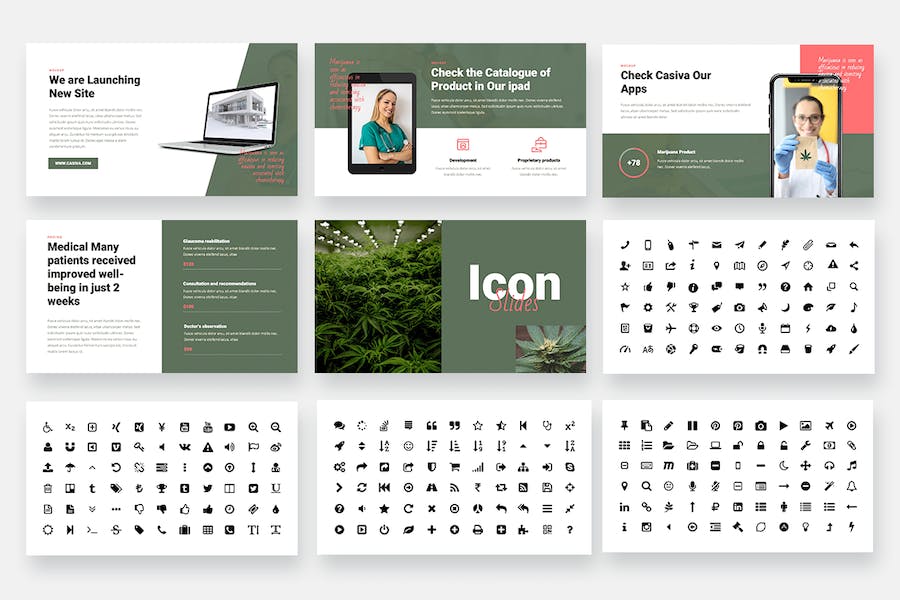 医用大麻主题keynote模板 - 顶尖PPT