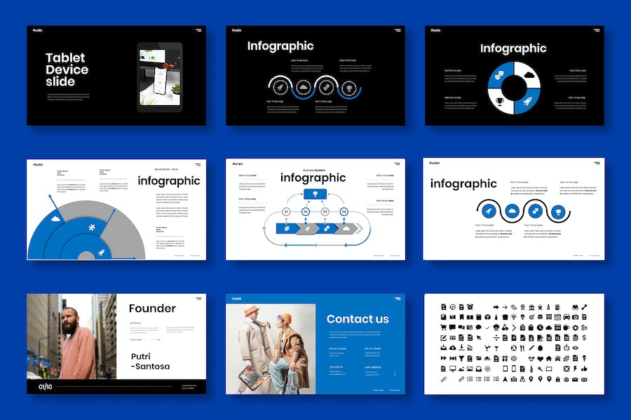 欧美商务企业会议项目合作展示keynote模板 - 顶尖PPT
