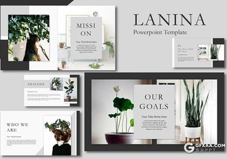 54页时尚极简小清新风格keynote模板 - 顶尖PPT