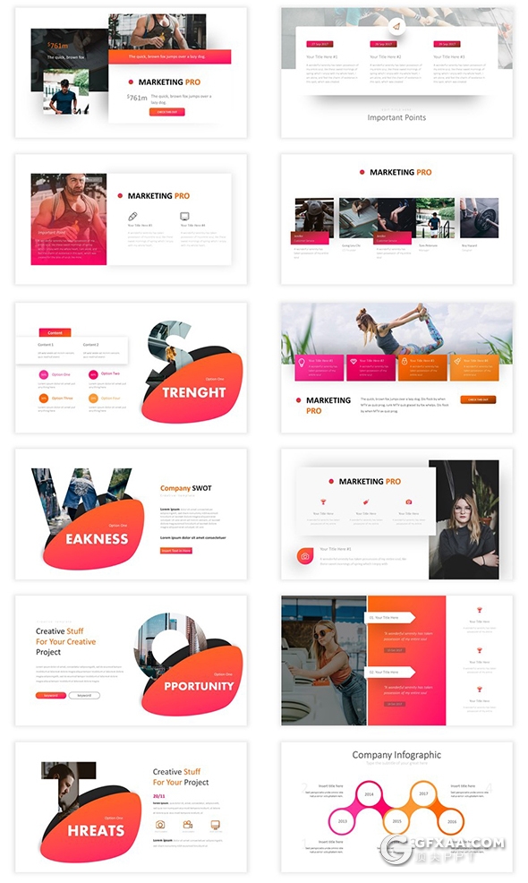 112页国外商业风格工作汇报数据信息图形设计企业宣传介绍PPT模板 - 顶尖PPT