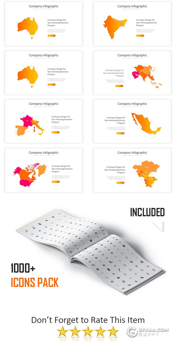 112页国外商业风格工作汇报数据信息图形设计企业宣传介绍PPT模板 - 顶尖PPT