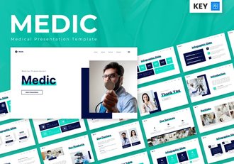 医院医生护士介绍展示keynote模板 - 顶尖PPT
