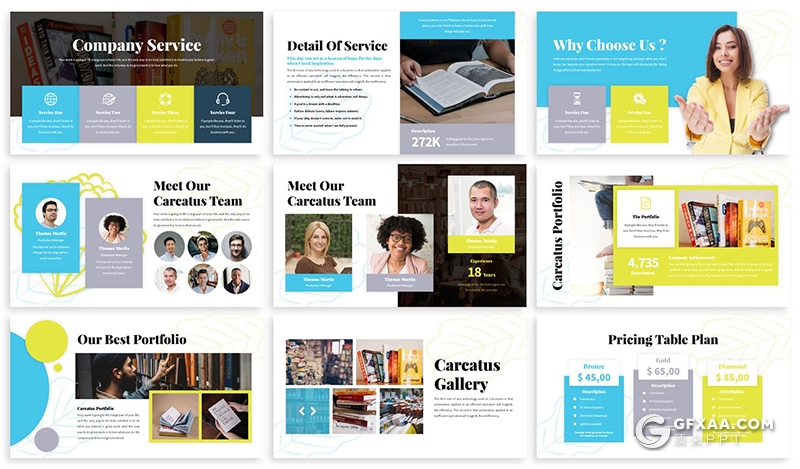 30页线性树叶底纹业务合作介绍展示keynote模板5种配色主题 - 顶尖PPT