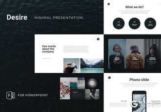 102页干净简约文艺唯美风格PPT模板项目投资企业介绍通用国外ppt - 顶尖PPT